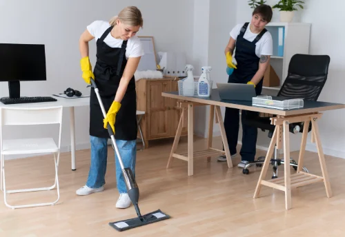 Nettoyage de bureau professionnel à Échauffour